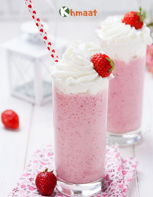 فرابيه فراولة(1ك)  - strawberry frappe 1kg